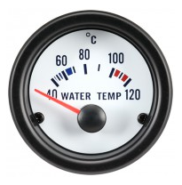 Reloj Fondo Blanco Temperatura Agua 40-120c 52mm